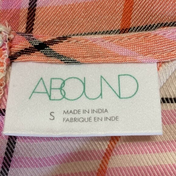 Abound Nordstrom Women's Plaid Spaghetti Strap Lightweight Mini Dress Size S NWT - Picture 9 of 13